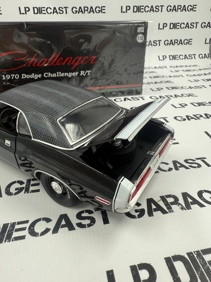 GREENLIGHT 1970 Dodge Challenger R/T 426 Hemi 1:18 Diecast Black Ghost