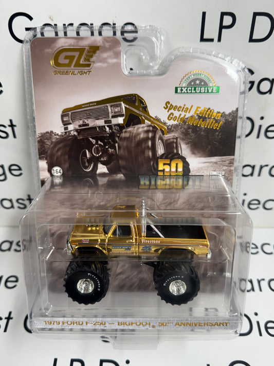 CHROME CHASE GREENLIGHT 1979 Ford F-250 Bigfoot 50th Anniversary 1:64 Diecast
