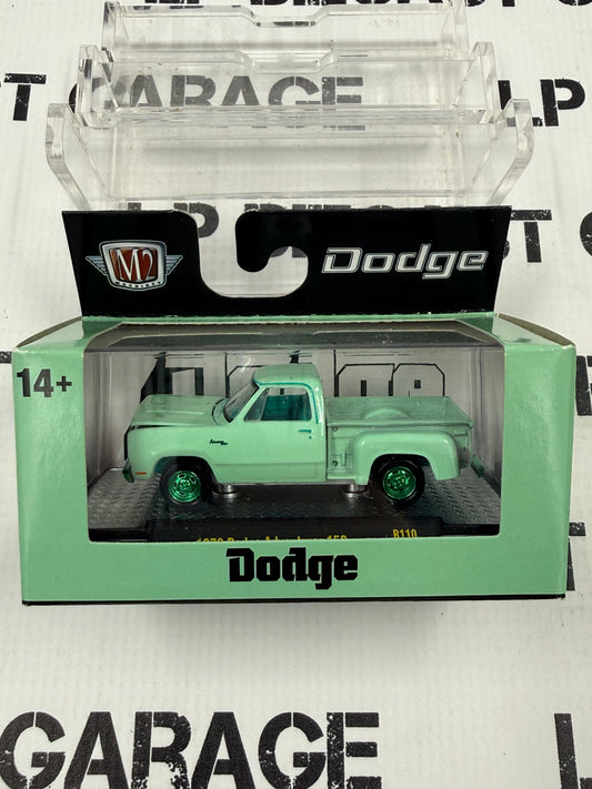 CHASE M2 1978 Dodge Adventurer 150 Teal Truck 1:64 Diecast