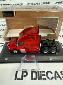 IXO Models 2018 Freightliner Cascadia Metallic Red Semi Truck 1:64 Diecast