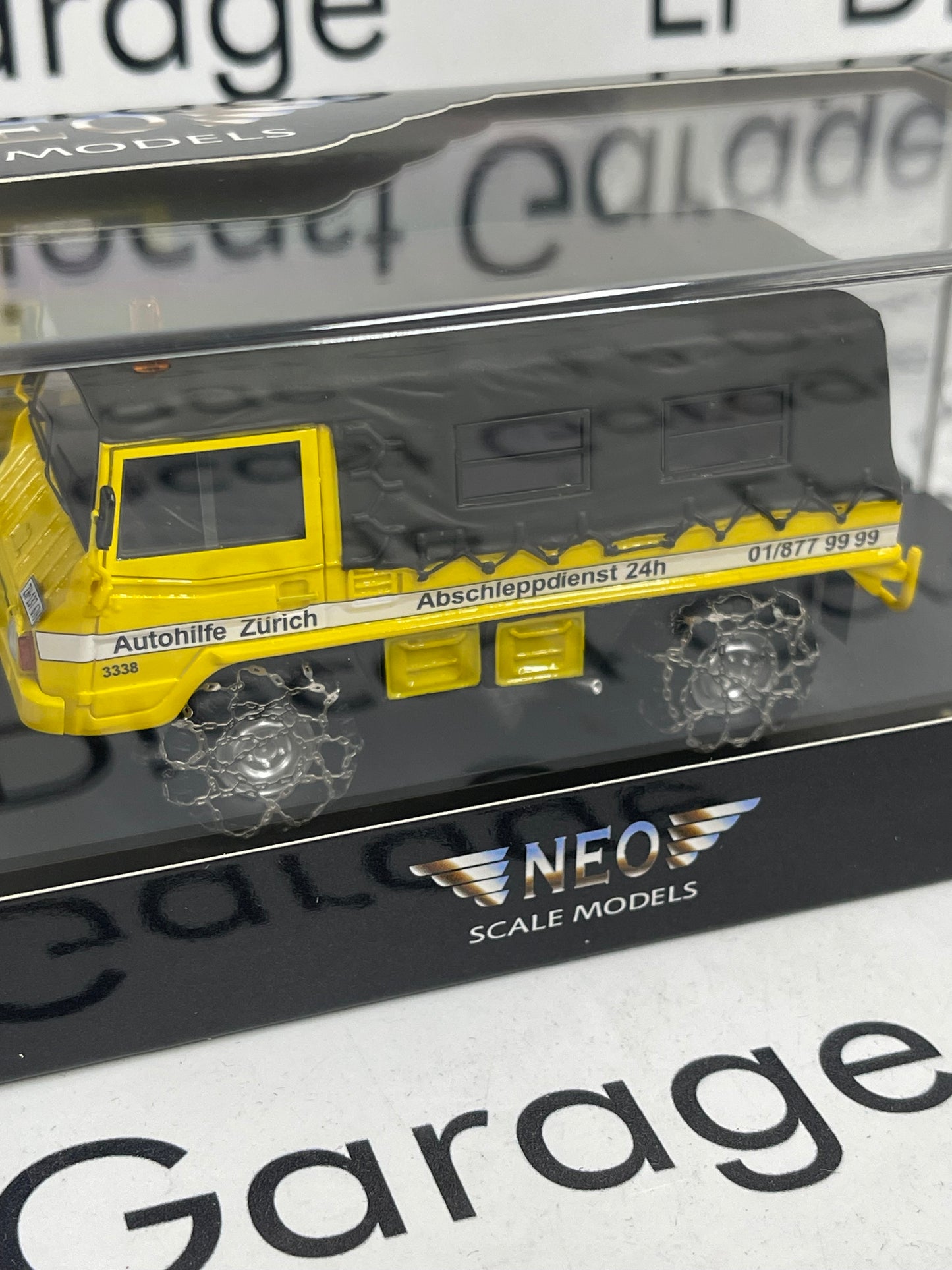NEO SCALE MODELS Steyr-Puch Pinzgauer 710M Yellow 1:43 Resin Model