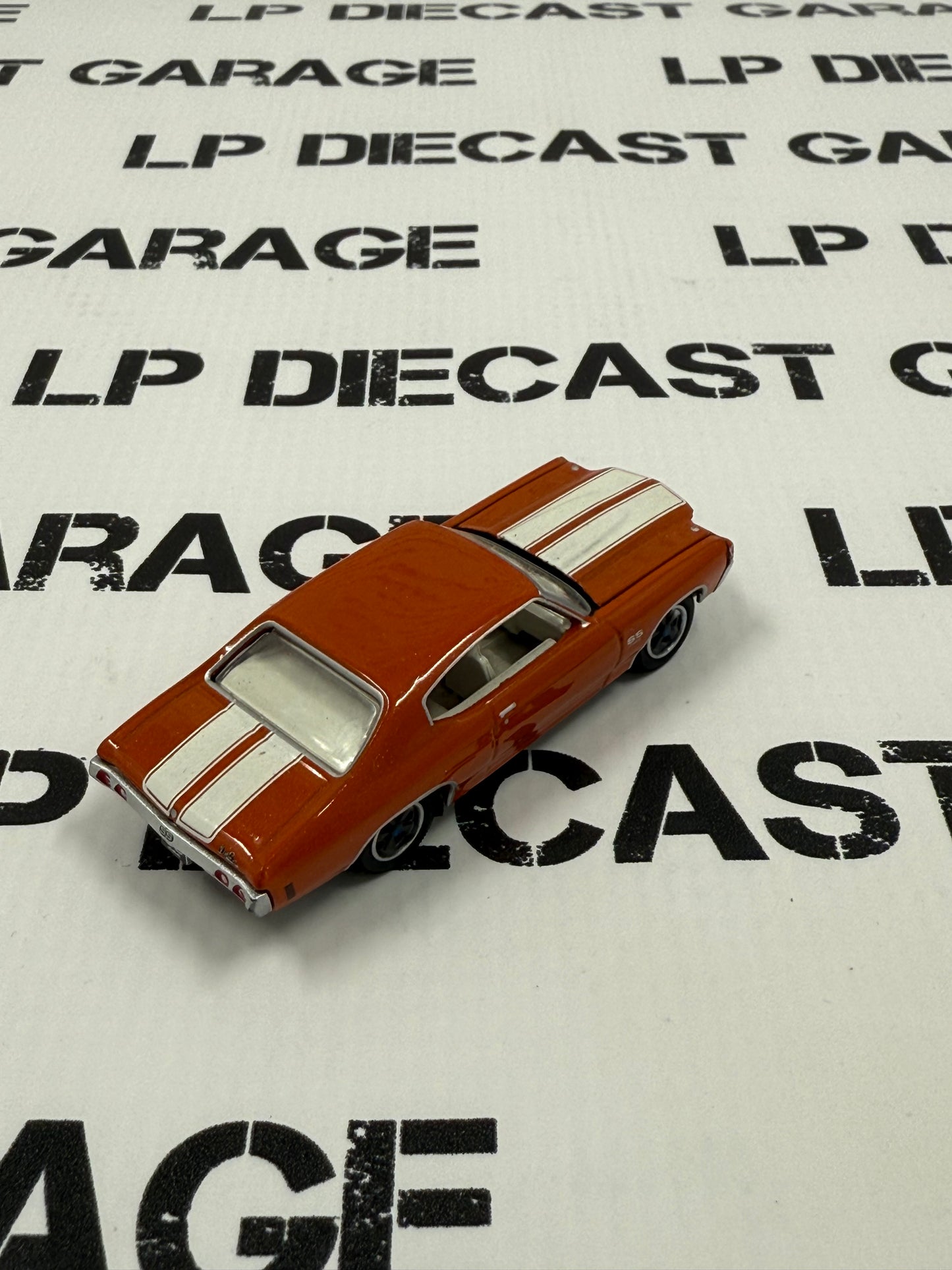 SAMPLE CAR GREENLIGHT 1972 Chevrolet Chevelle Orange 1:64 Diecast