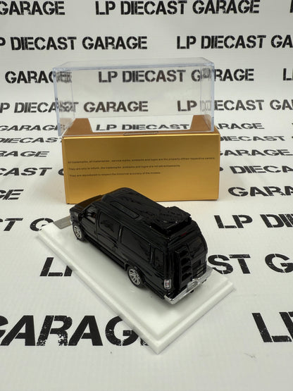 MK Miniatures Ford E-350 Land Yacht Black Motorhome Van 1:64 Diecast