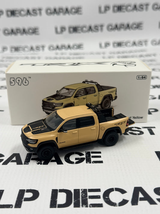 MODEL TRUCK RAM 1500 TRX Truck Desert Yellow Tan 1:64 Diecast