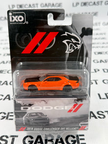 IXO Models 2018 Dodge Challenger SRT Hellcat Go Mango 1:64 Diecast