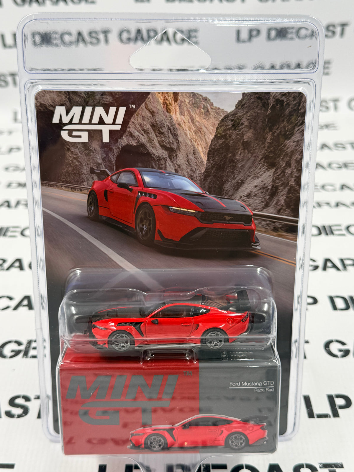 MINI GT 2026 Ford Mustang GTD Race Red 1:64 Diecast