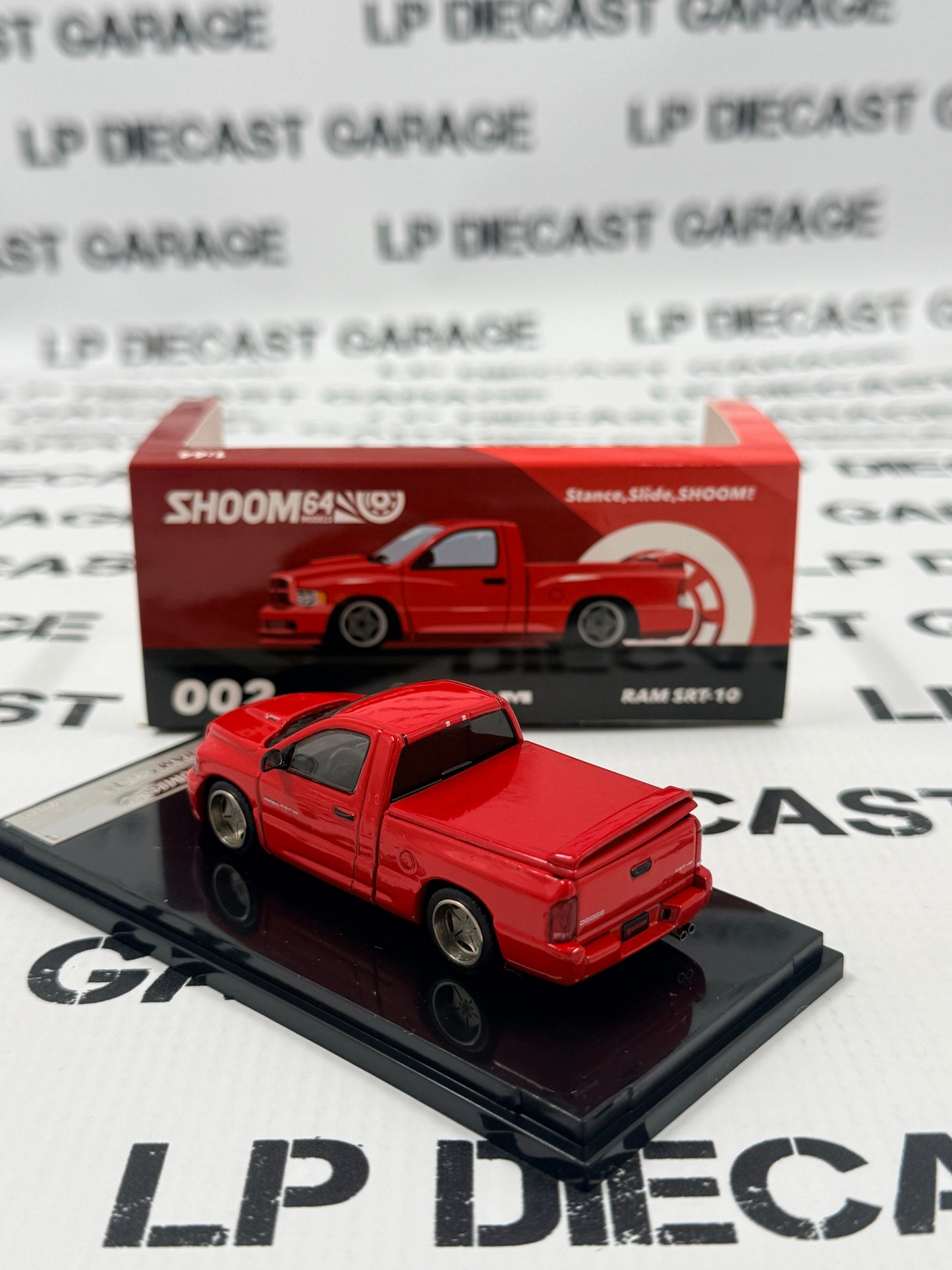 GCD Shoom Dodge Ram SRT10 Red Truck 1:64 Diecast