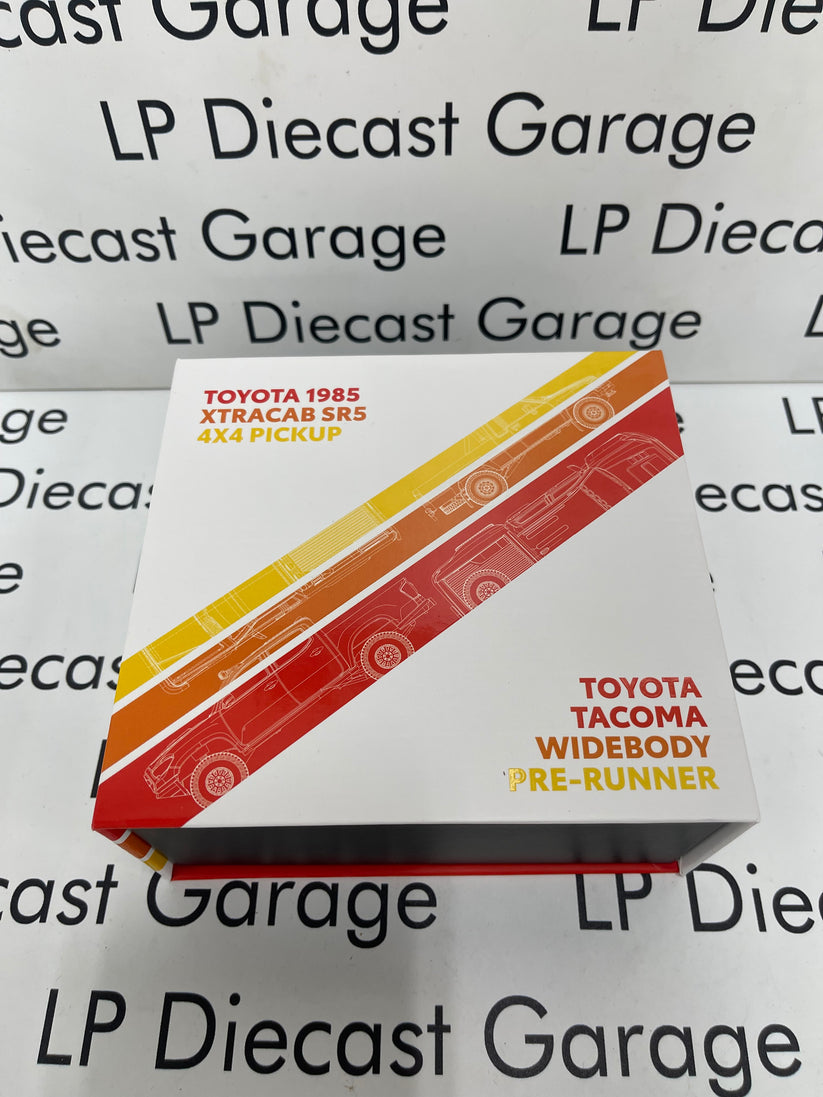 GCD Diecast Talk Exclusive 2Pack Toyota Hilux & Toyota TRD Box