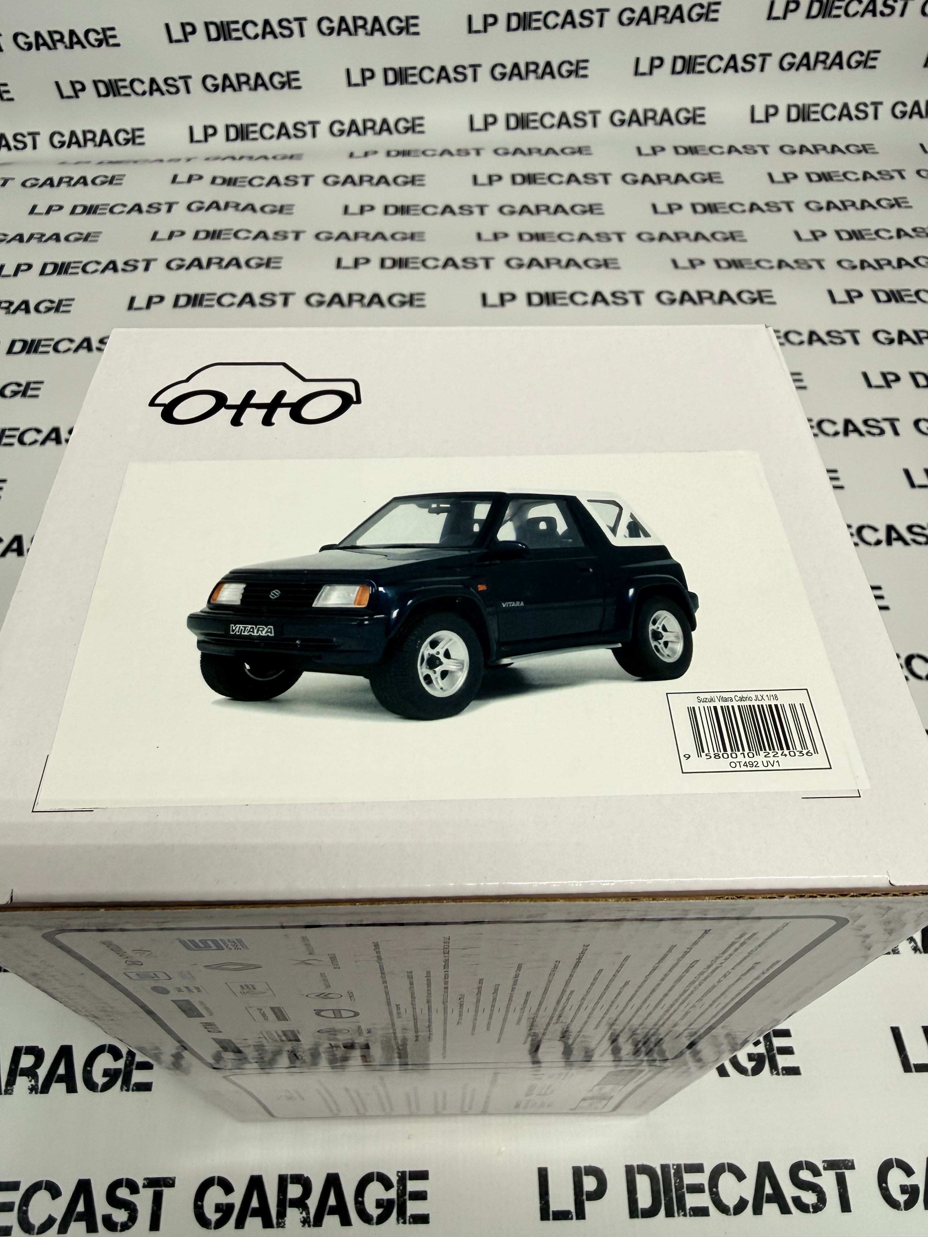 OTTO MOBILE Suzuki Vitara Cabrio JLX Blue 1:18 Scale Resin Model