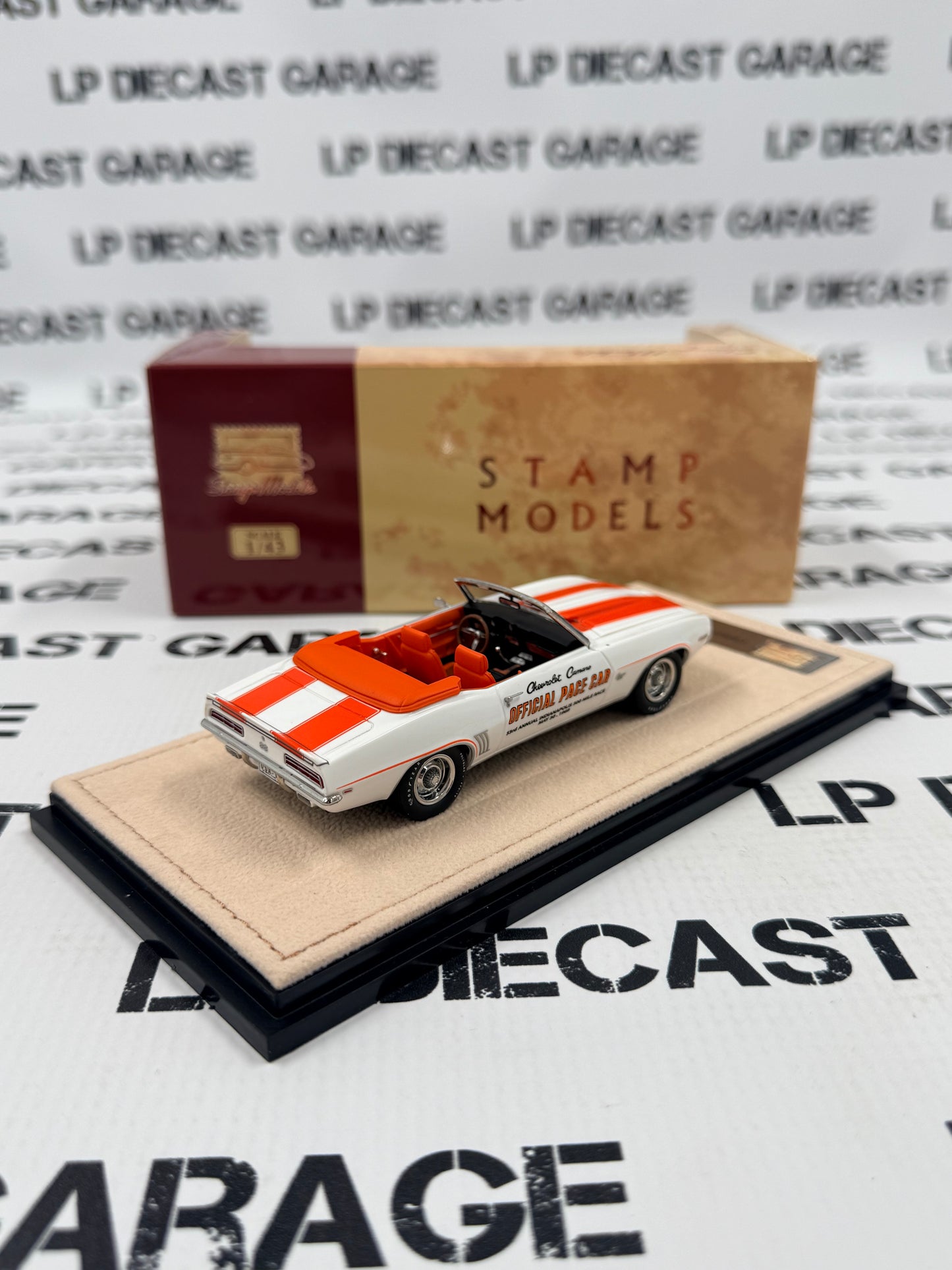 STAMP MODELS 1969 Chevy Camaro Indy Pace Car 1:43 Scale Resin Model