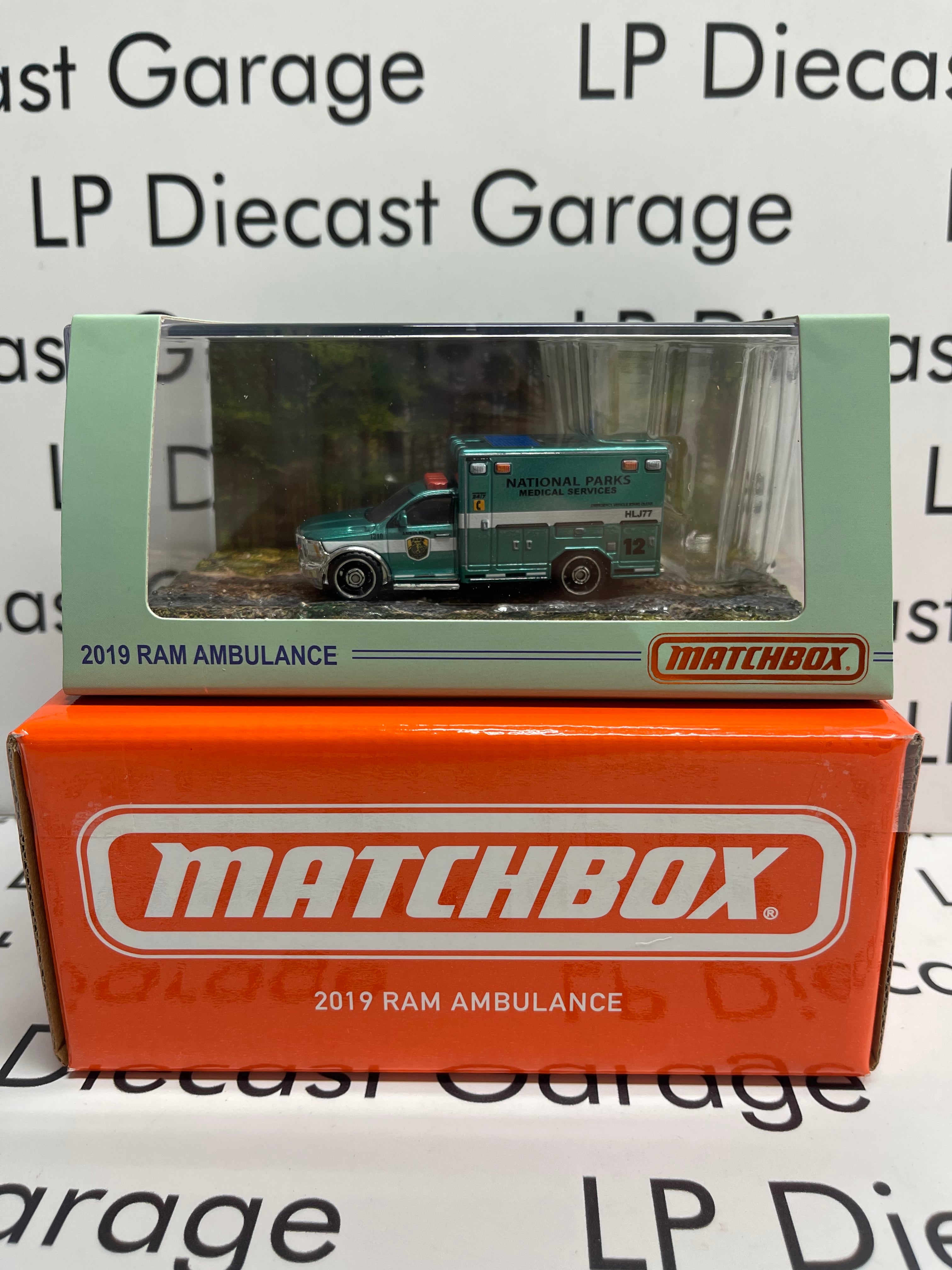 MATCHBOX 2019 Ram Ambulance National Parks Medical Service Collectors