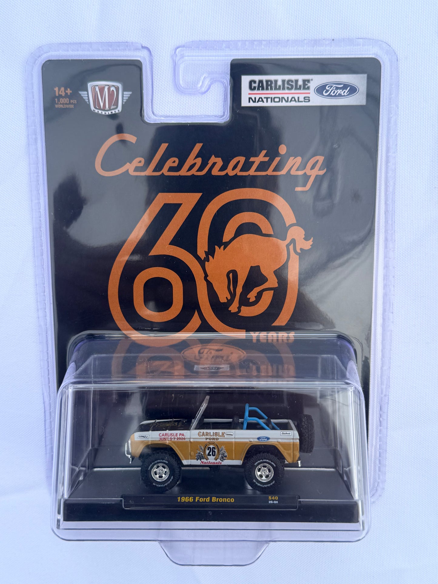M2 1966 Ford Bronco Carlisle Ford Nationals 2026 Event Edition 1:64 Diecast