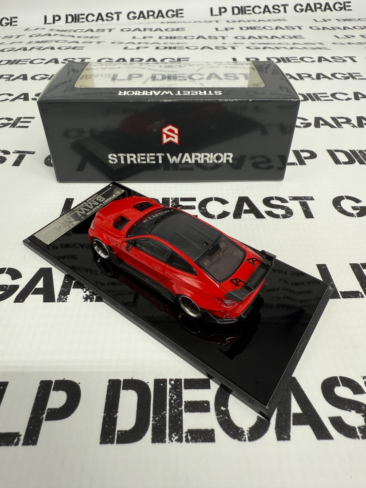 STREET WARRIOR BMW M4 Red Custom 1:64 Diecast