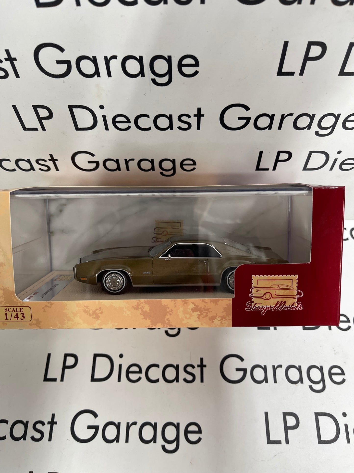 STAMP MODELS 1970 Oldsmobile Toronado GT Cinnamon Bronze 1:43 Scale Resin Model