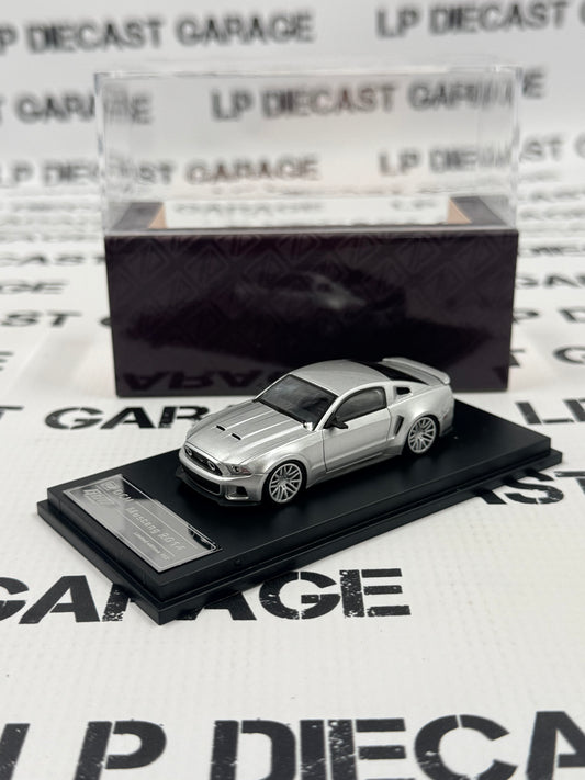 DCM Models 2014 Ford Mustang Silver 1:64 Diecast Ghost Player