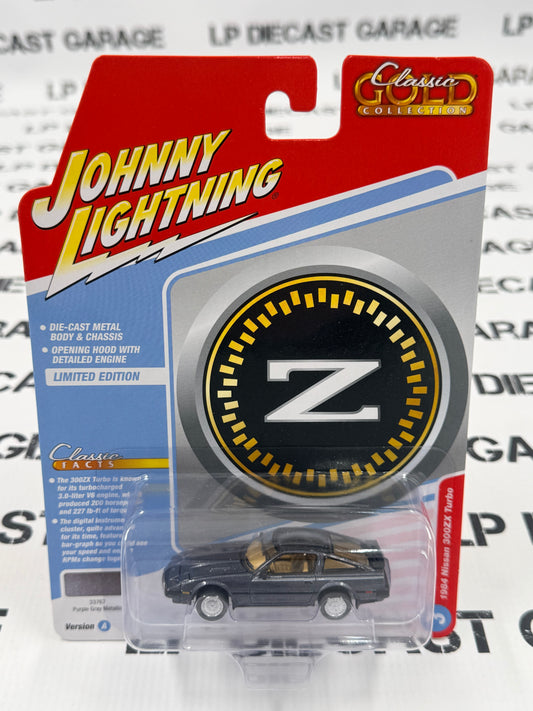 JOHNNY LIGHTNING 1984 Nissan 300ZX Turbo Gray 1:64 Diecast Classic Gold