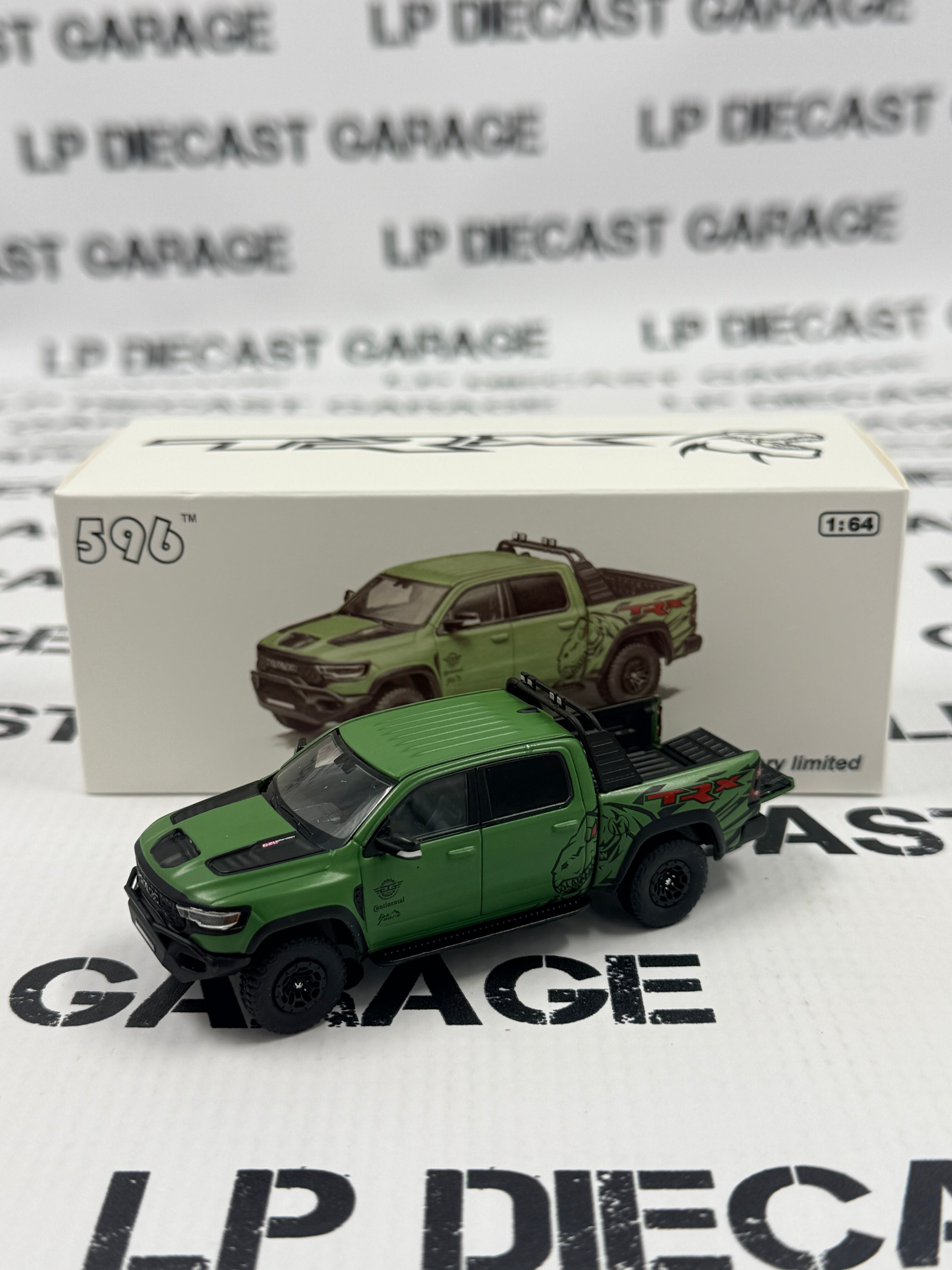 MODEL TRUCK RAM 1500 TRX Truck Green 1:64 Diecast – LP Diecast Garage
