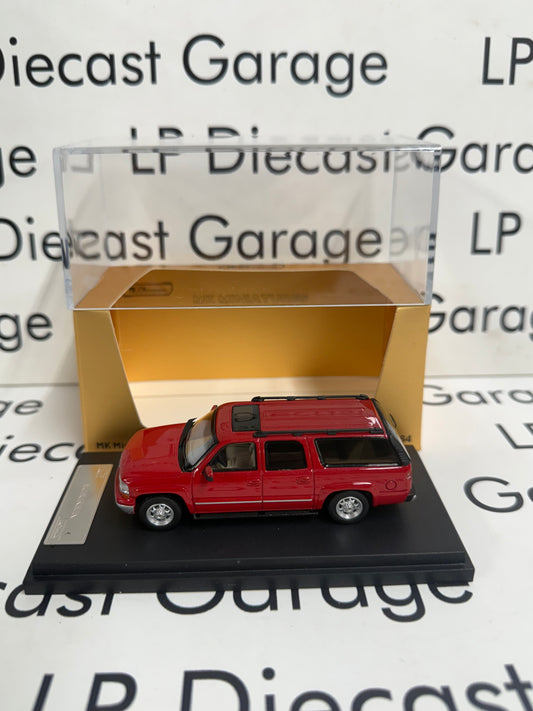 MK Miniatures 2003 Chevrolet Suburban Red 1:64 Diecast