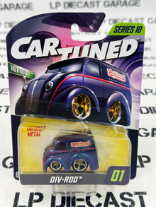 CARTUNED Div-Rod Metallic Purple Delivery Van 1:64 Diecast Series 10