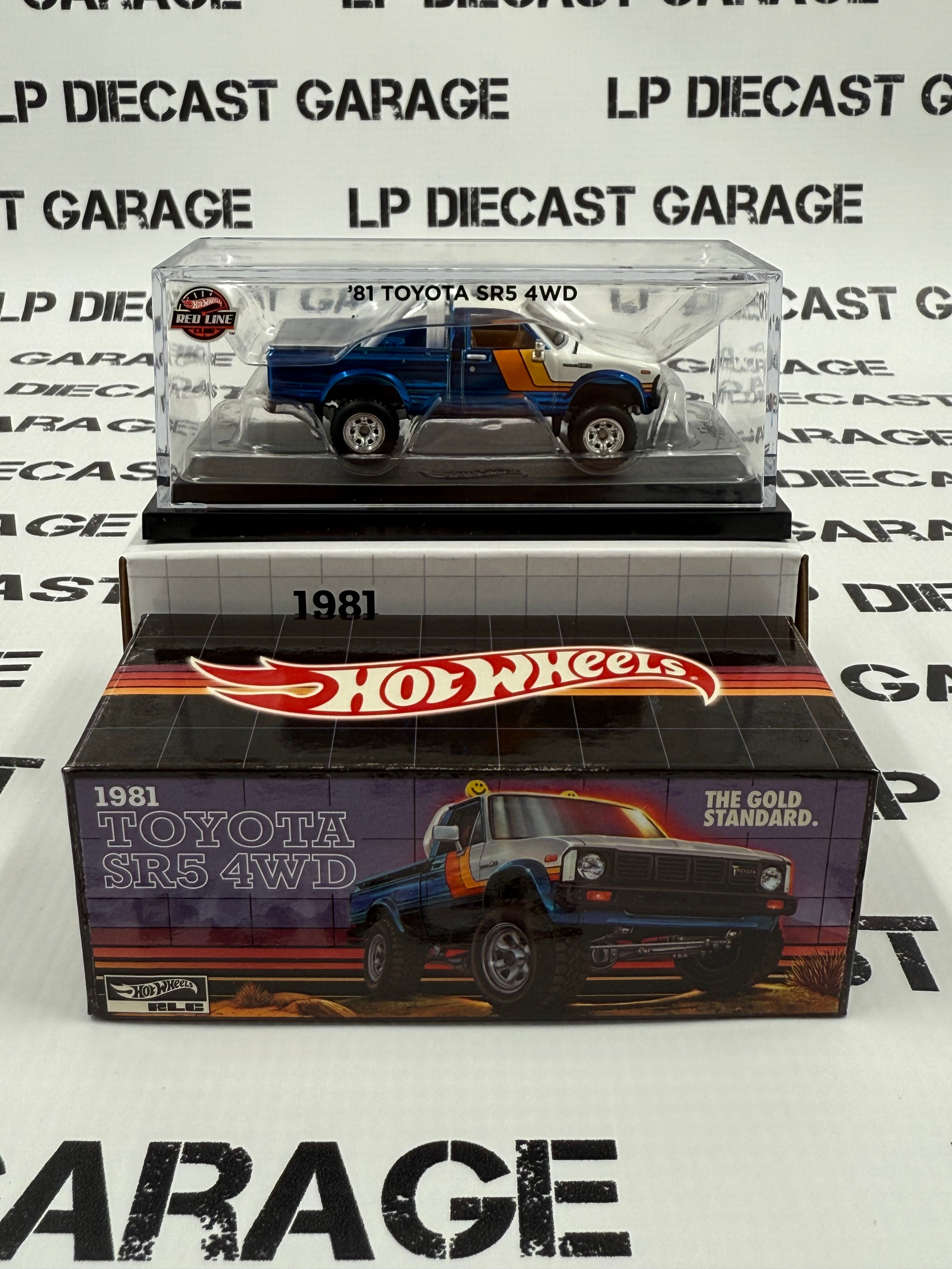 ミニカー HotWheels RLC 1981 Toyota SR5 4WD HOT WHEELS 1981 Toyota SR5 4WD Truck Blue RLC Club 1:64 Diecast