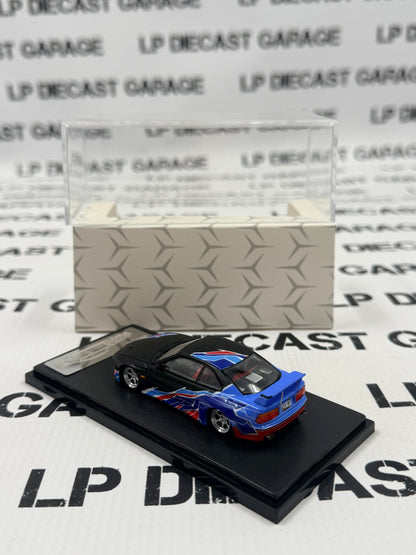RHINO MODELS BMW 850CSi E31 Black & Blue 1:64 Diecast Ghost Player