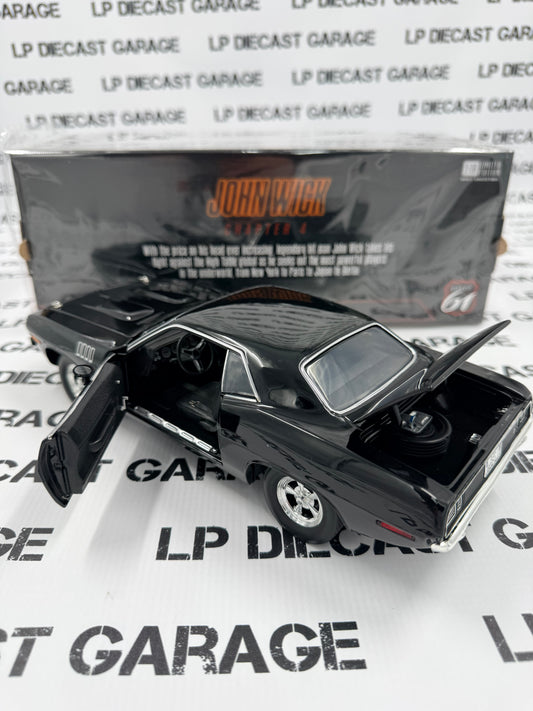 HIGHWAY 61 1971 Plymouth Cuda John Wick 1:18 Diecast Movie Car