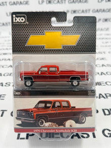 IXO Models 1979 Chevrolet Scottsdale K20 Red Truck  1:64 Diecast