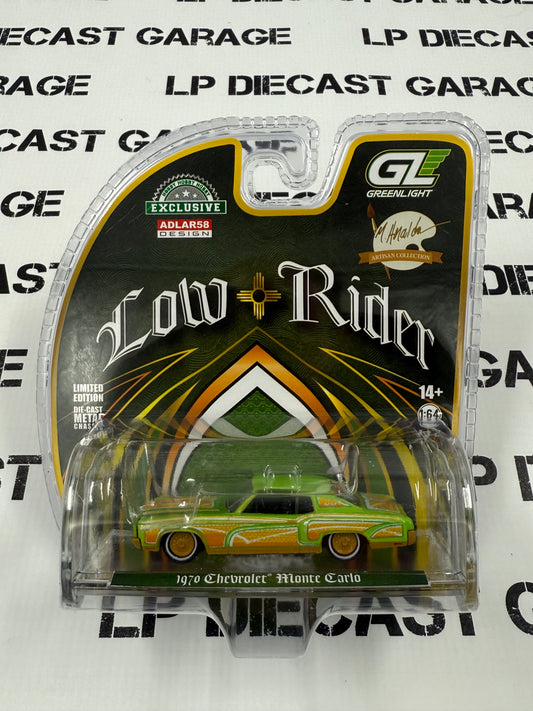 GREENLIGHT 1970 Chevrolet Monte Carlo Lowrider 1:64 Diecast Michael Heralda Exclusive