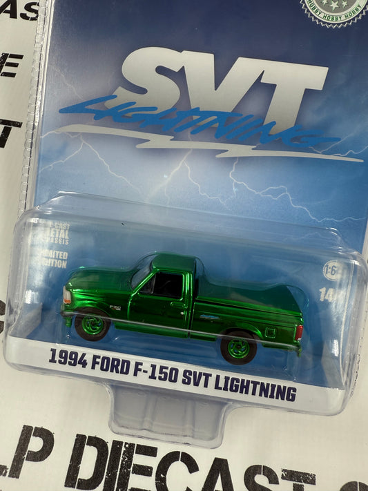 CHASE GREENLIGHT 1994 Ford F-150 SVT Lightning Black 1:64 Diecast Hobby Exclusive