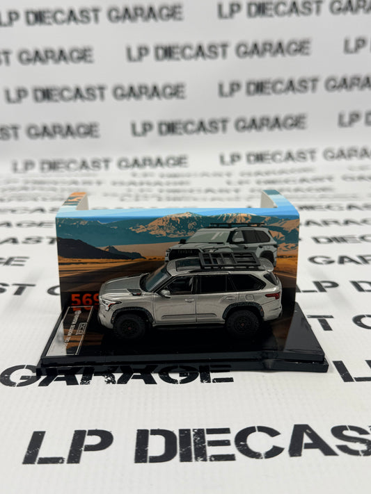 GCD 2024 Toyota Sequoia TRD Pro Silver 1:64 Diecast
