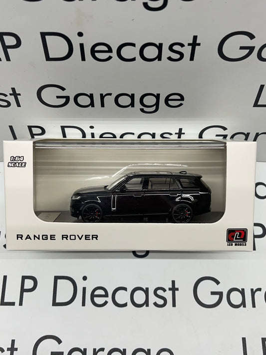 LCD MODELS 2022 Land Rover Range Rover Black with Black Rims 1:64 Diecast