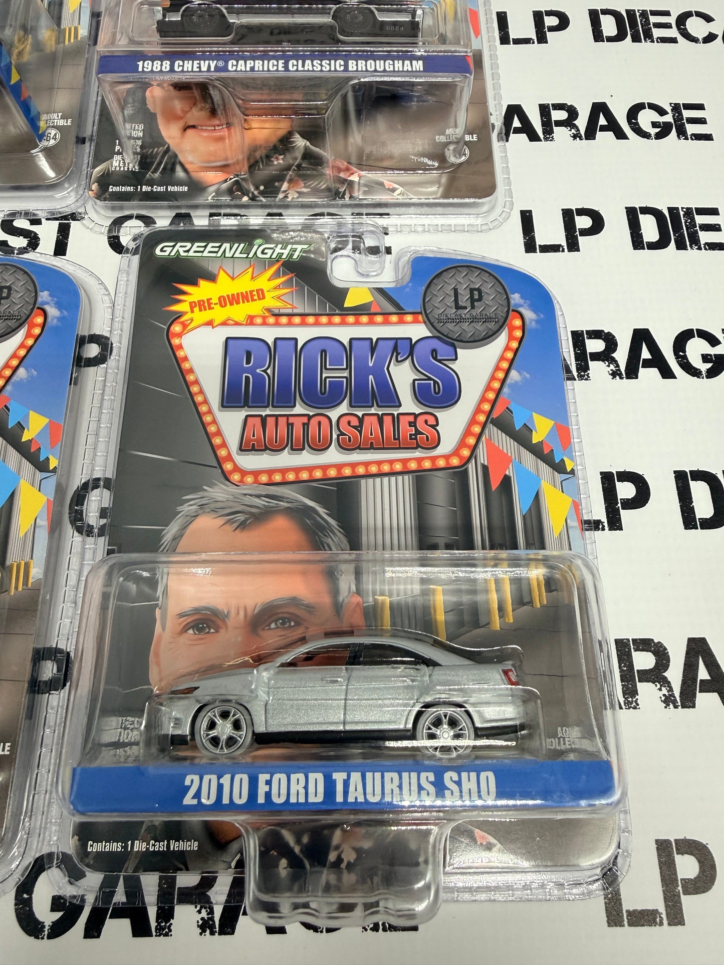 CHASE GREENLIGHT Complete Set of 6 LP Exclusives 1:64 Diecast Ricks Auto Sales