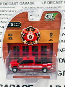 GREENLIGHT 2018 Ford F-350 Los Angeles Fire Dept LA 1:64 Diecast Fire Rescue