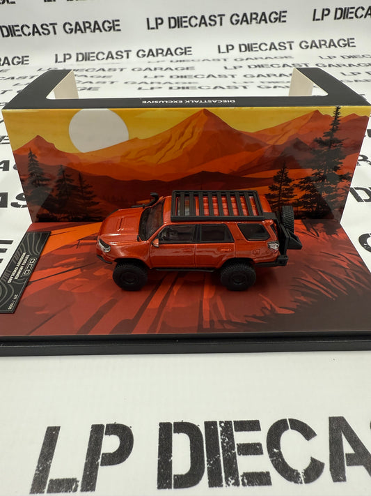 GCD Toyota 4Runner Inferno Orange Clean Version 1:64 Diecast DiecastTalk Exclusive