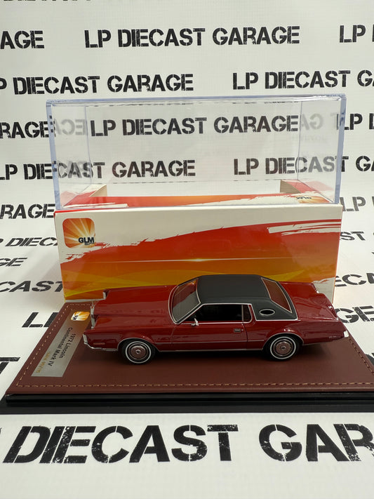 GLM 1972 Lincoln Continental Mark IV Red 1:43 Scale Resin Model Moondust Poly