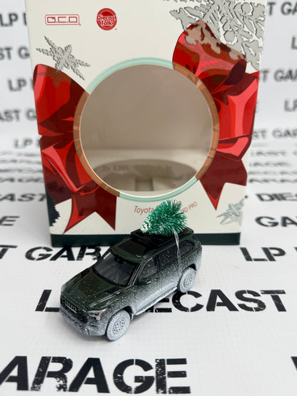 GCD 2025 Toyota Sequoia TRD Pro Green Christmas Edition 1:64 Diecast DiecastTalk Exclusive