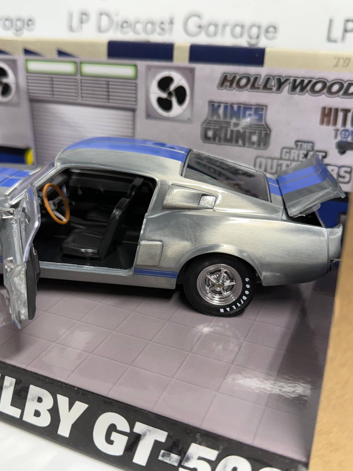 RAW GREENLIGHT 1967 Ford Mustang Shelby GT500 1:24 Diecast 2025 Expo Exclusive