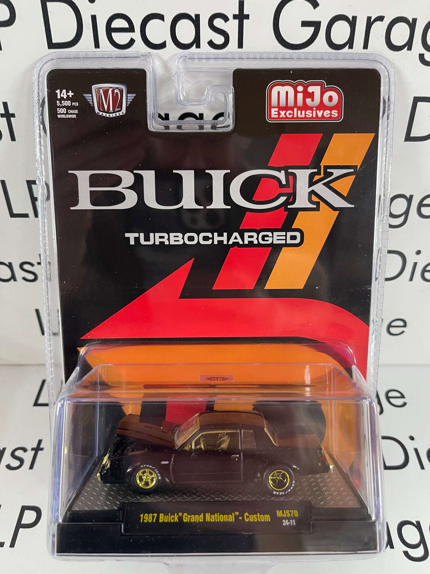 CHASE M2 1987 Buick Grand National Custom MiJo Exclusive 1:64 Diecast