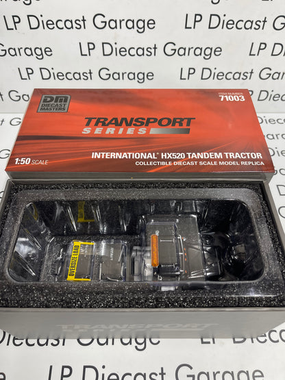 DIECAST MASTERS International HX520 Tandem Tractor Black Semi 1:50 Diecast