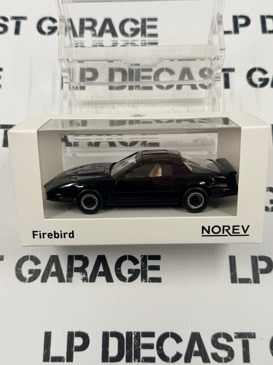 NOREV 1982 Pontiac Firebird Trans Am Black KITT Knight Rider 1:43 Diecast