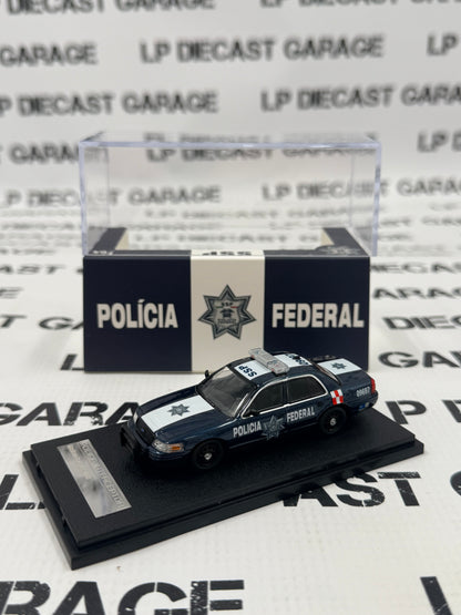 ROLLIN Ford Crown Victoria Mexico Police Policia Federal 1:64 Diecast