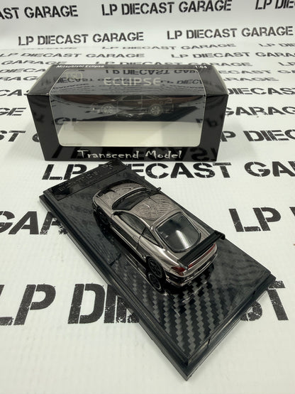 TRANSCEND MODEL 1995 Mitsubishi Eclipse Black Chrome Edition 1:64 Diecast
