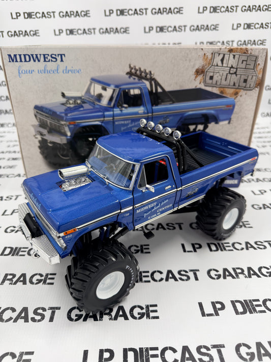 GREENLIGHT 1974 Ford F-250 Midwest Monster Truck 1:18 Diecast Four Wheel Drive