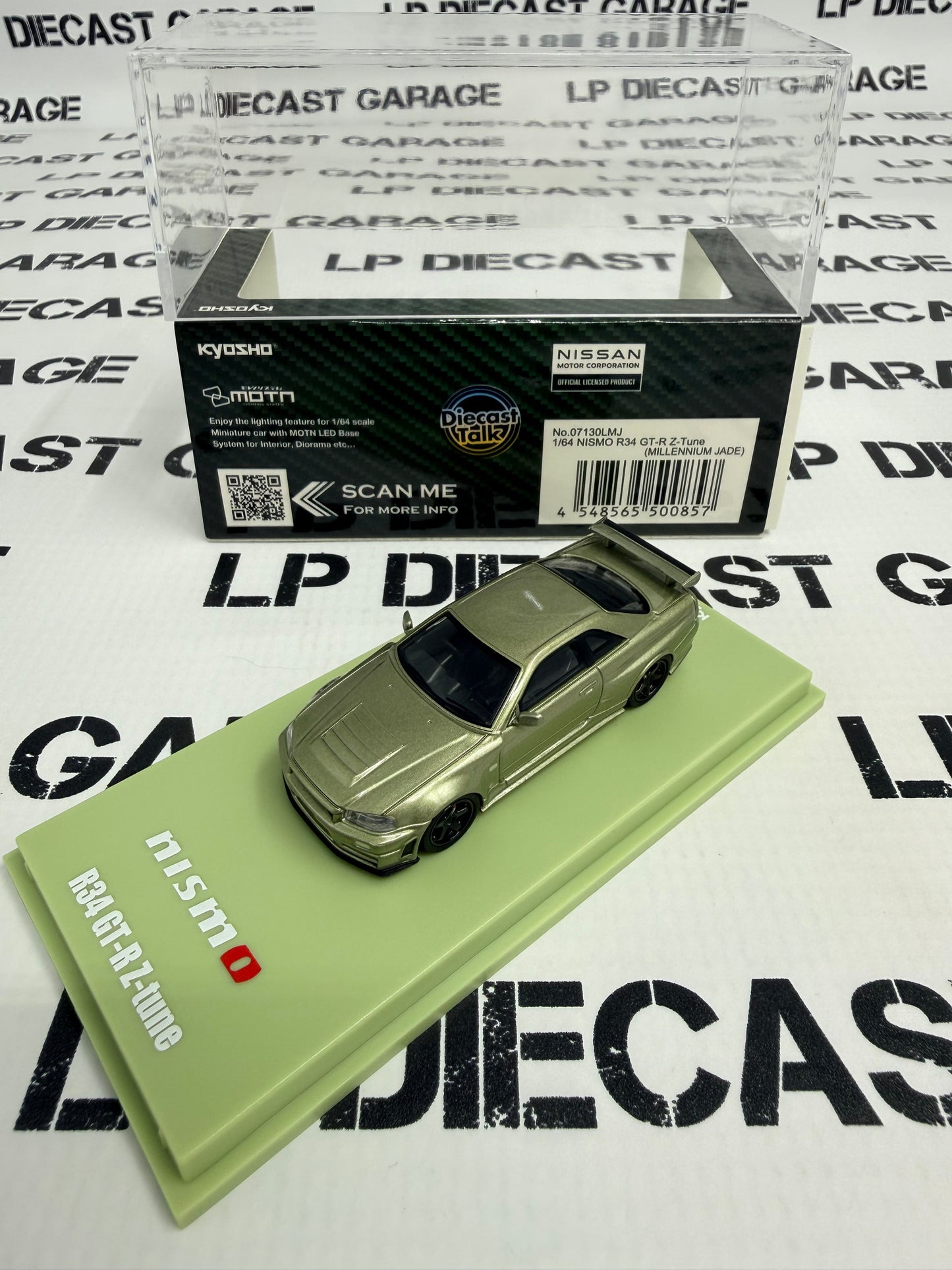 KYOSHO Nissan Skyline GT-R Nismo Z-Tune Millennium Jade 1:64 Diecast Exclusive