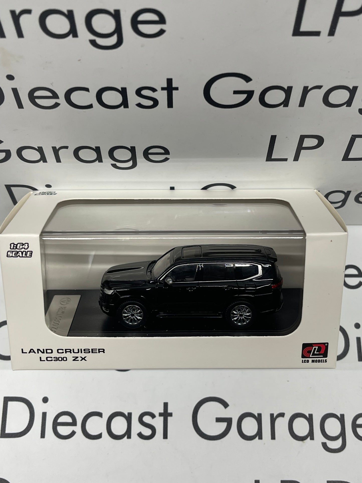 LCD MODELS 2022 Toyota Land Cruiser LC300 ZX Black 1:64 Diecast