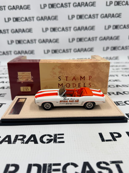 STAMP MODELS 1969 Chevy Camaro Indy Pace Car 1:43 Scale Resin Model