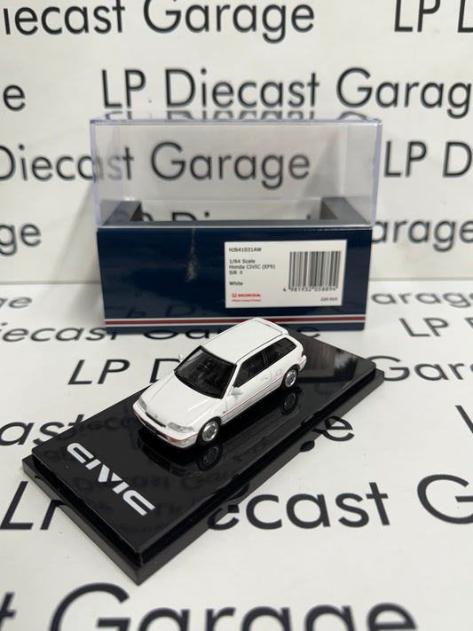 HOBBY JAPAN Honda Civic EF9 SIR II White 1:64 Diecast