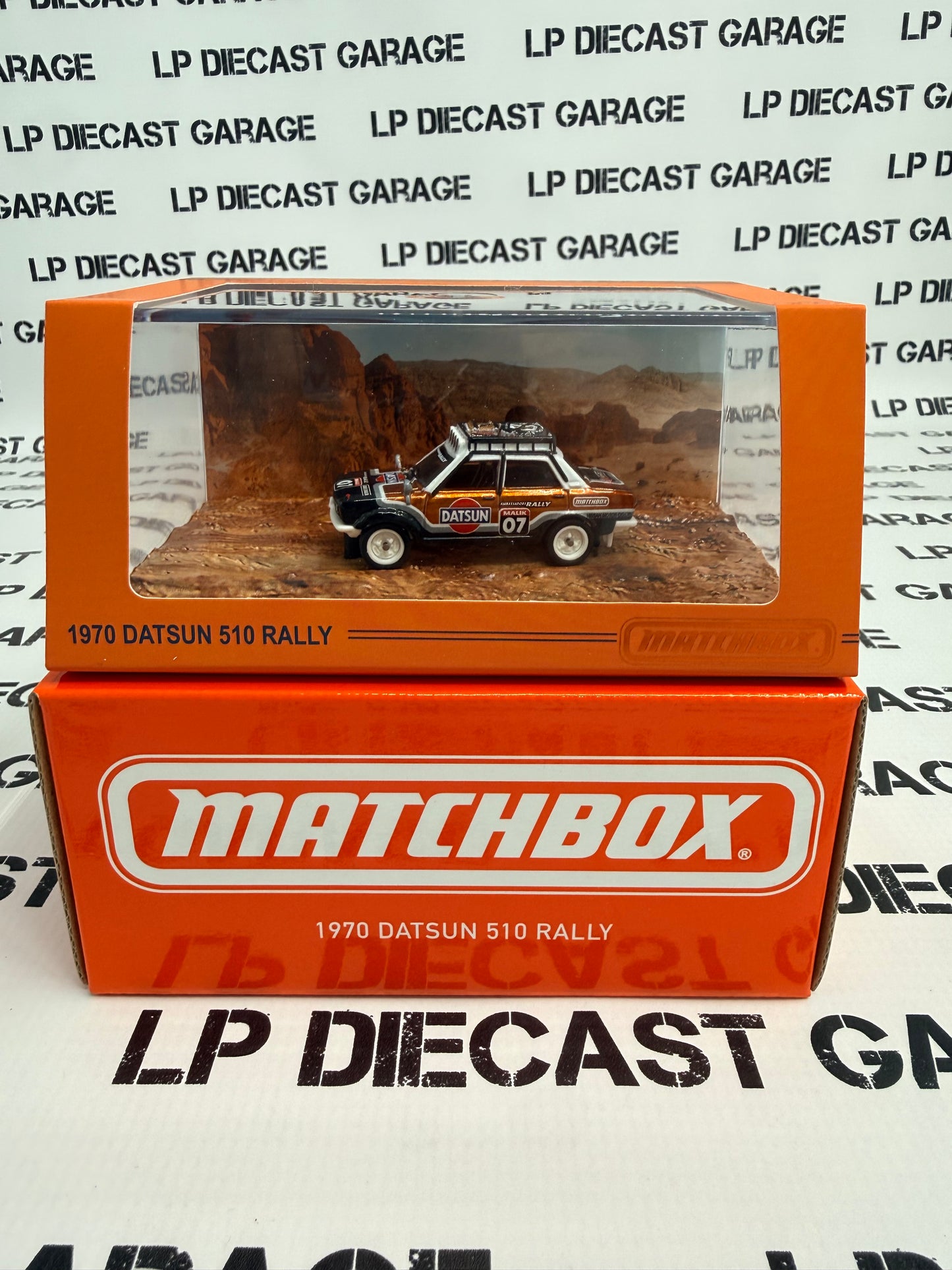MATCHBOX 1970 Datsun 510 Rally Car Collectors Edition 1:64 Diecast