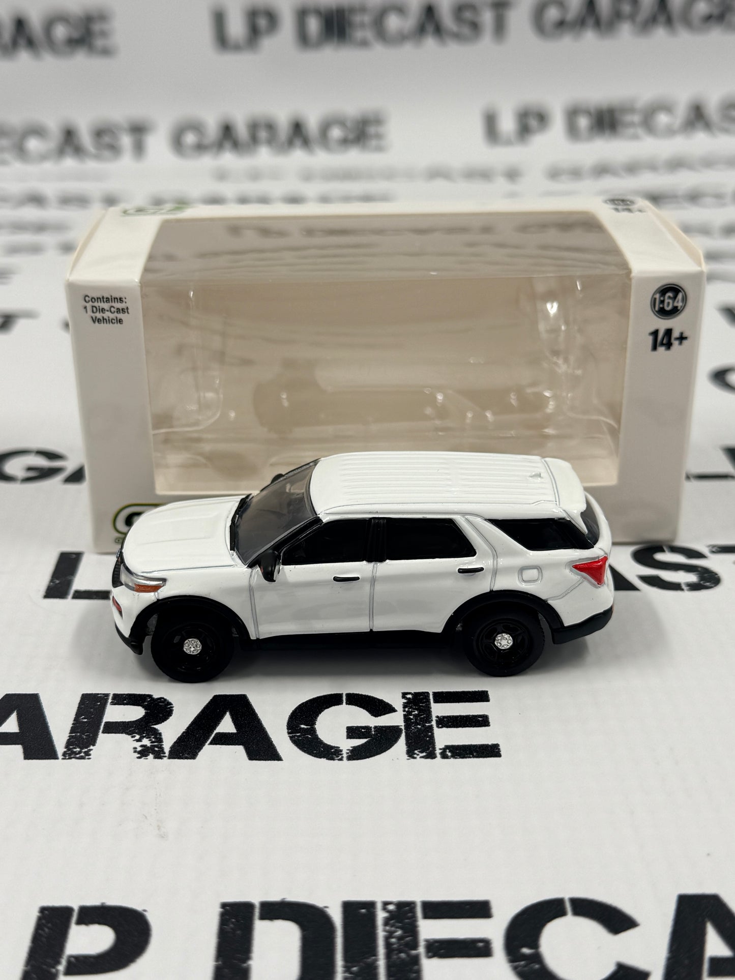 GREENLIGHT 2022 Ford Explorer Police Interceptor White 1:64 Diecast Hobby Exclusive