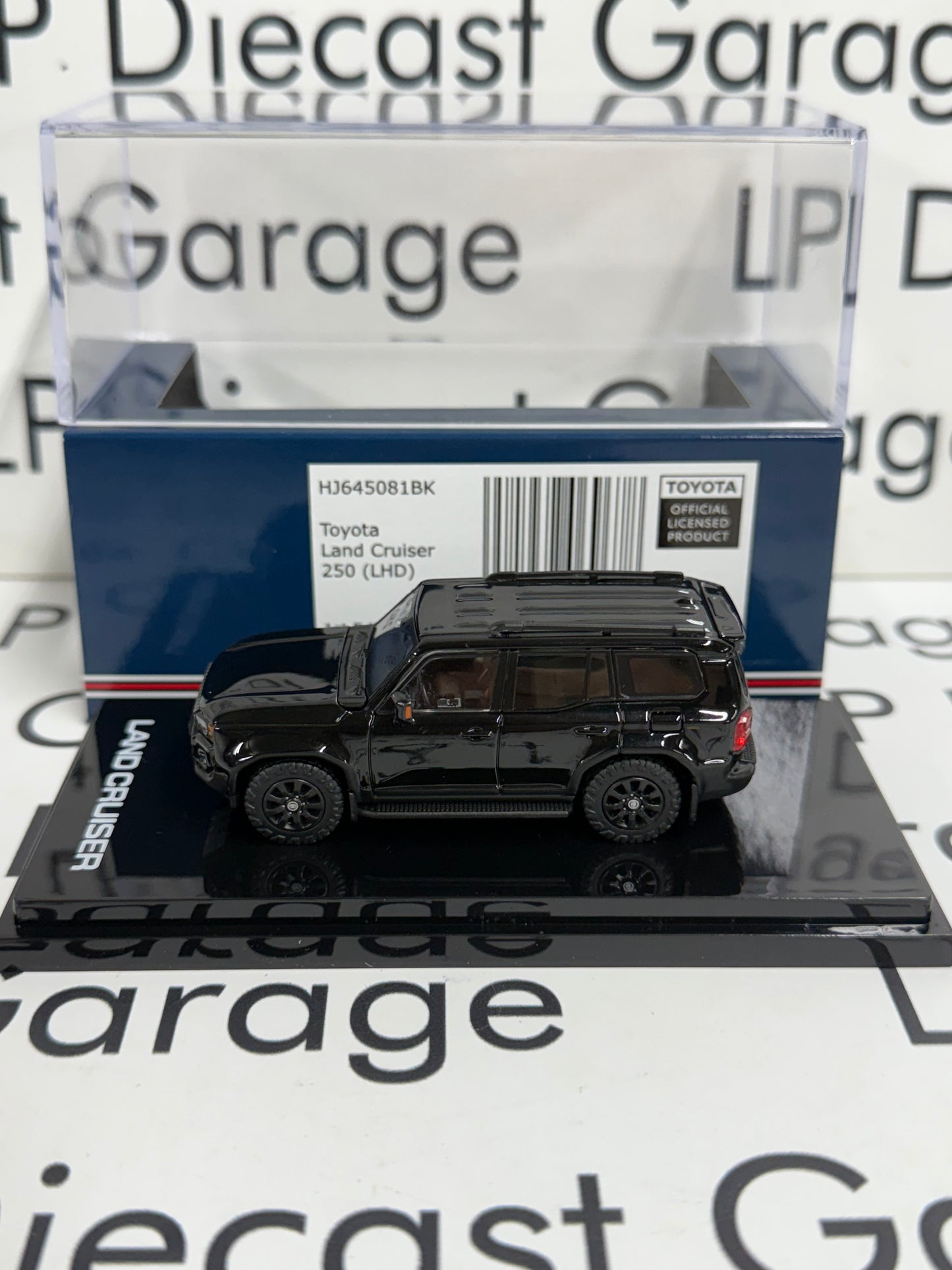 HOBBY JAPAN 2024 Toyota Land Cruiser 1st Edition Black LHD 1:64 Diecast
